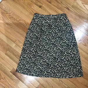 J.Crew Cheetah Print Mini Skirt